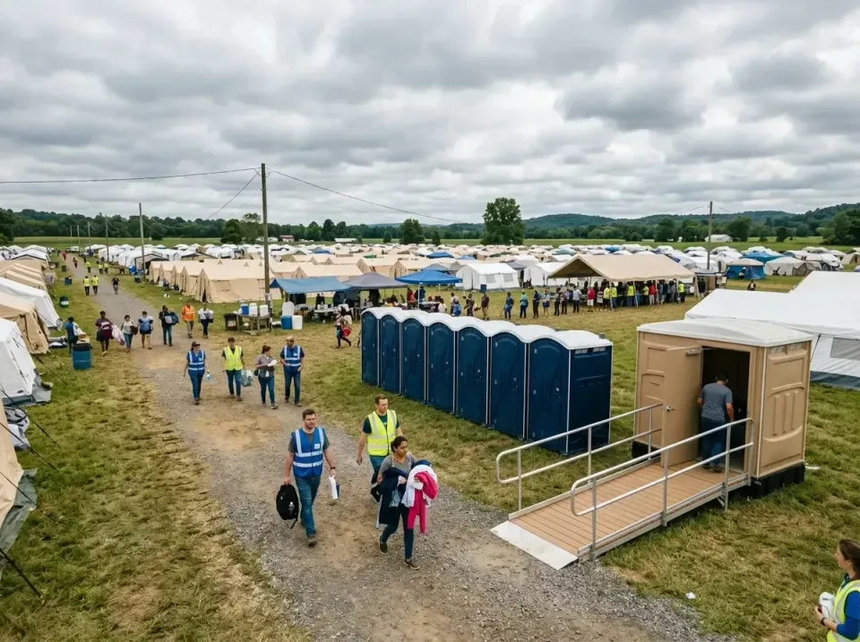 disaster-relief-camp-restrooms-010 — frequently asked questions, Dumpster & Portable Bathrooms Rental in Putnamville, IN